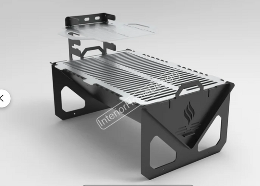 Customizable Collapsible Fire Pit & Grill Combo